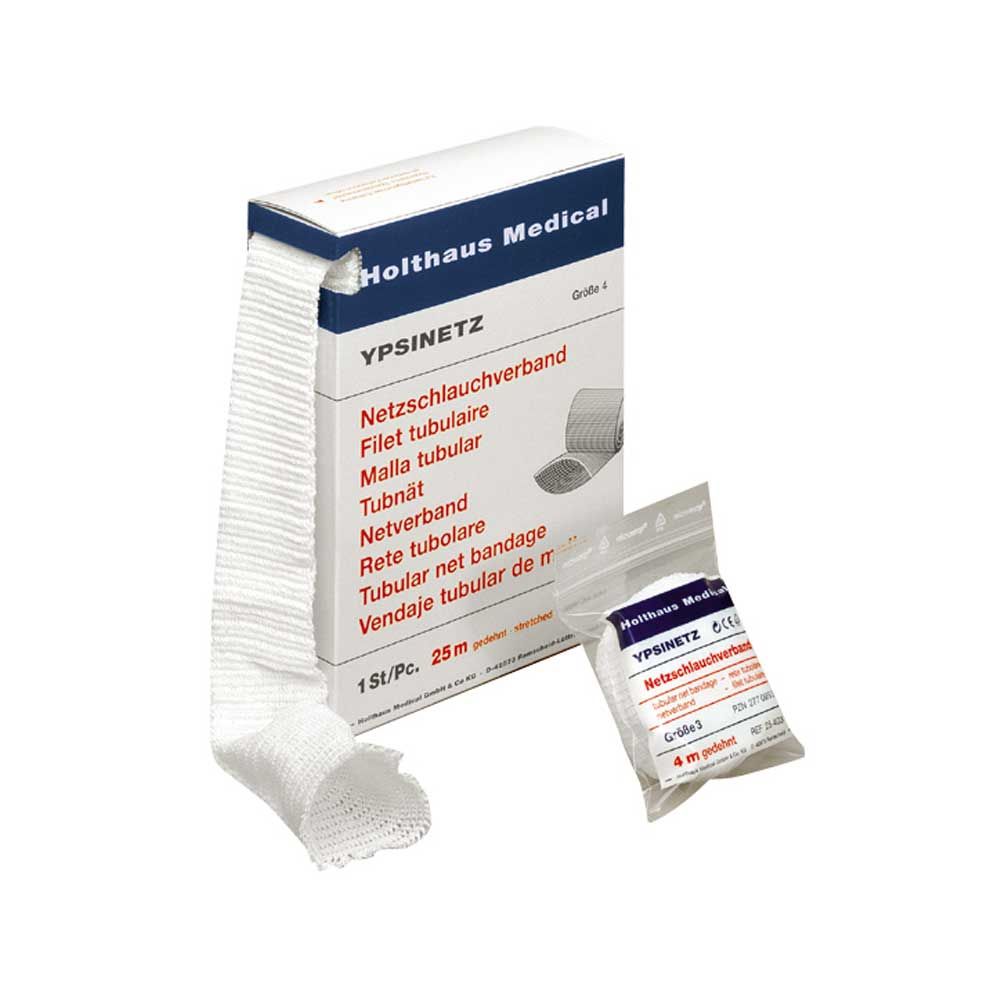 Holthaus Medical YPSINETZ weißer Netzschlauchverband für Extremitäten, 4 m