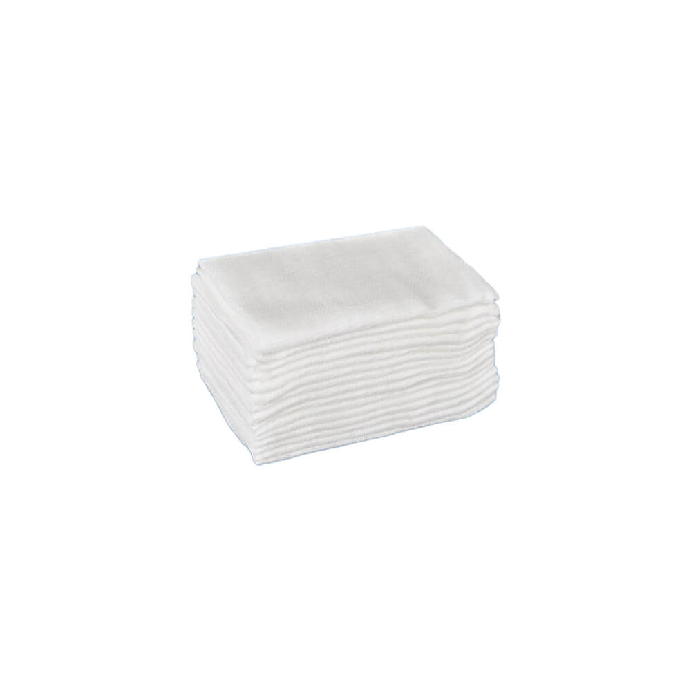 Noba Verbandmull aus weißem Mull, gefaltet, 8-fach, 20-fädig, 10 m x 10 cm