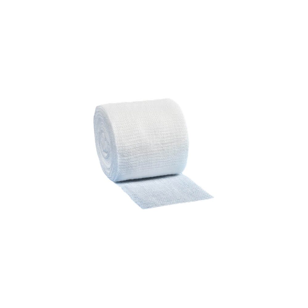 Noba Verbandmull-Rolle aus hellblauem Mullgewebe, 4-fach, 20-fädig