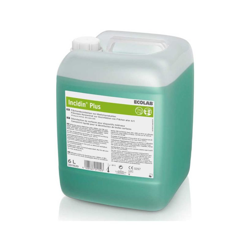 Ecolab Surface Disinfectant Incidin Plus Aldehyde Free Sizes