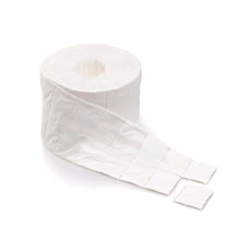 Unsterile Pur-Zellin Tupfer-Rolle, 4×5 cm, flache Gazetupfer