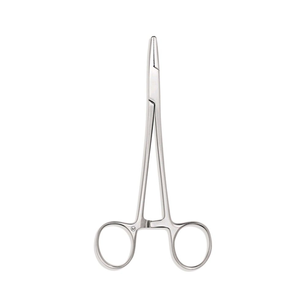 Gerader Nadelhalter Mayo-Hegar mit runden Fingergriffen, Hartmann