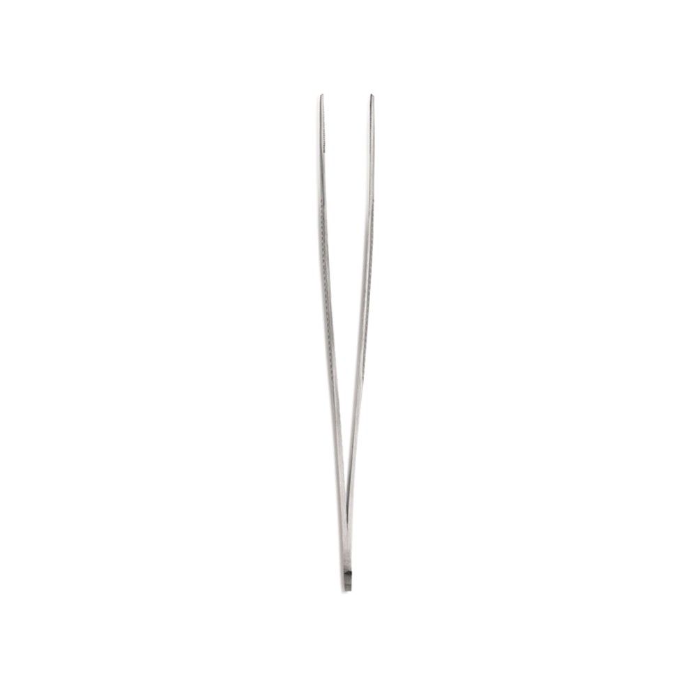 Anatomische Adson-Pinzette von Hartmann, gerade, 12 cm, silbern, mit feinen Spitzen