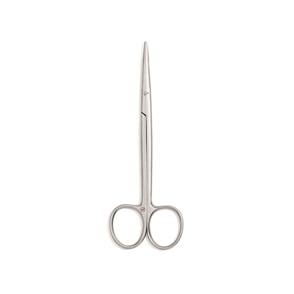 Metzenbaumschere Hartmann, stumpfe Scherenklinge, 14,5 cm, mit Ringgriffen