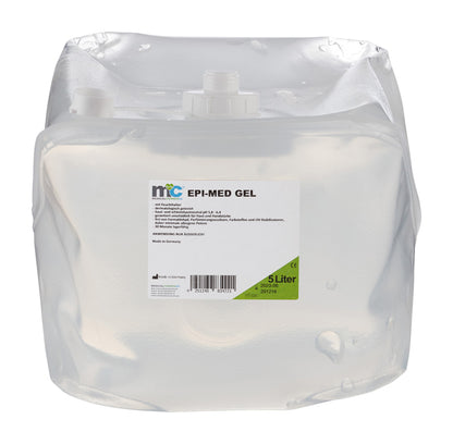 EPI-MED IPL-Kontaktgel im 5-Liter-Beutel mit Verschluss und Etikett