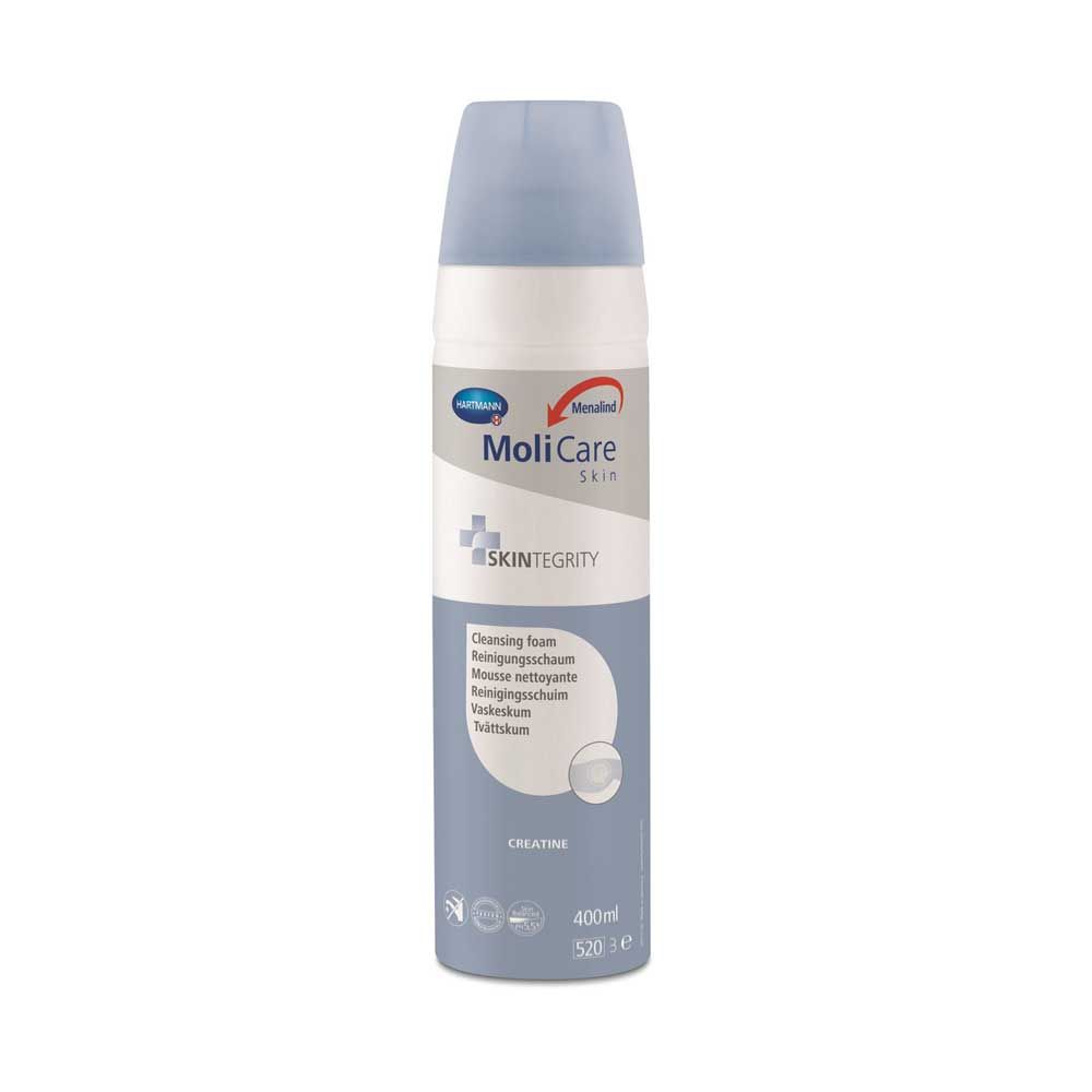 Haut-Reinigungsschaum MoliCare® Skin 400 ml in Sprühflasche, klare Vorderansicht