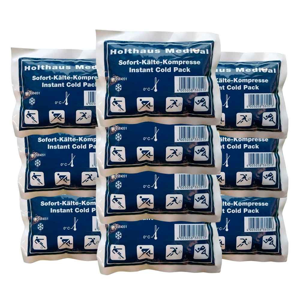 Holthaus Medical Kinder-Kälte-Sofortkompressen, gestapelte Kühlpacks im Folienbeutel