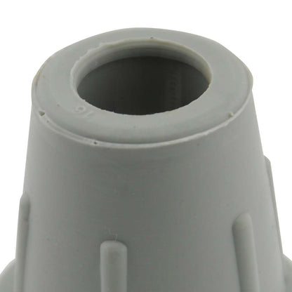 MC24® Krückenkapsel graue Innenfläche mit breiter Öffnung und Rippen