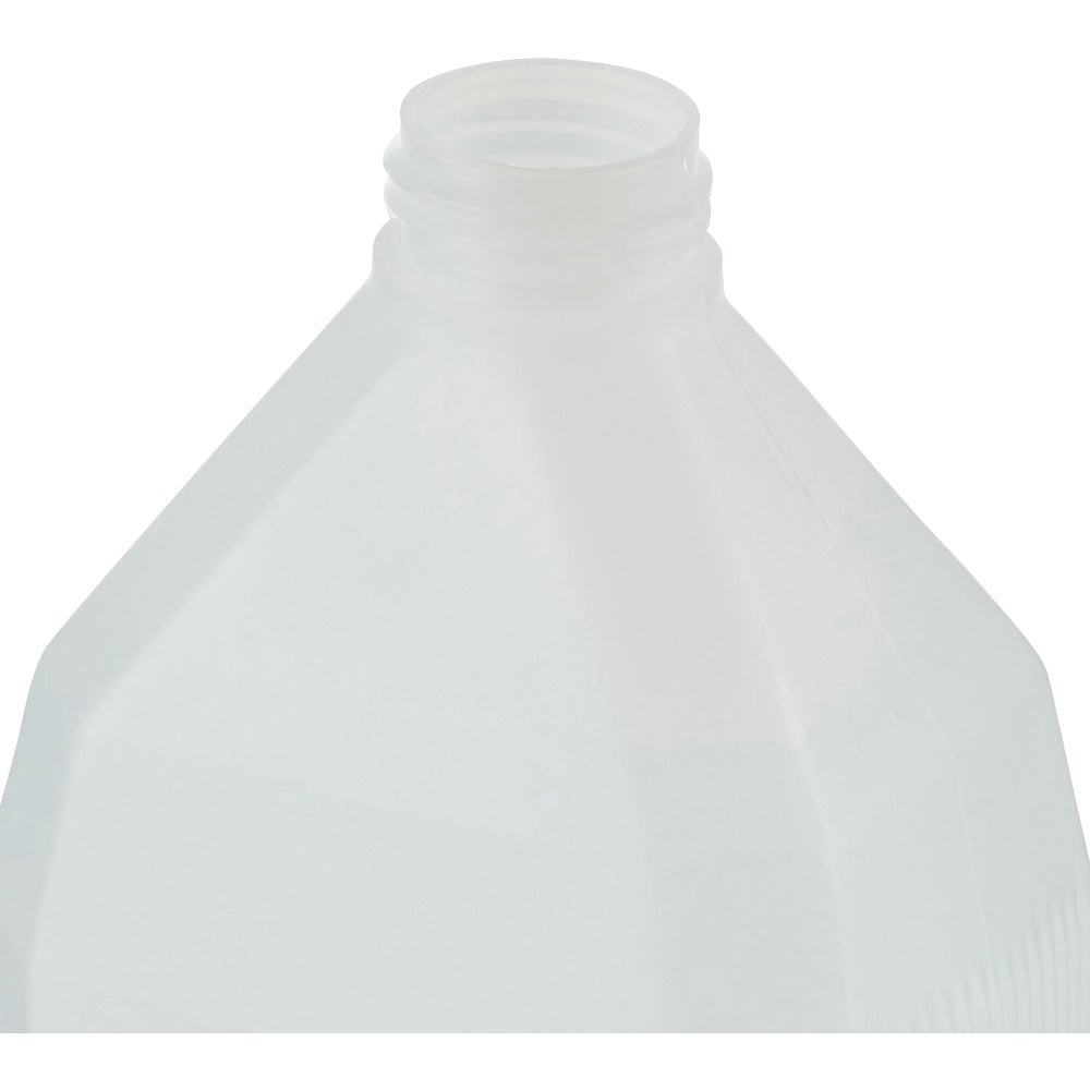 Flaschenhals mit Schraubverschluss einer 1‑Liter Isopropanol-Flasche aus Kunststoff