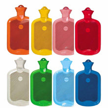 Gummi-Wärmflasche mit Lamellen, 2 l, verschiedene Farben (mehrere Motive)