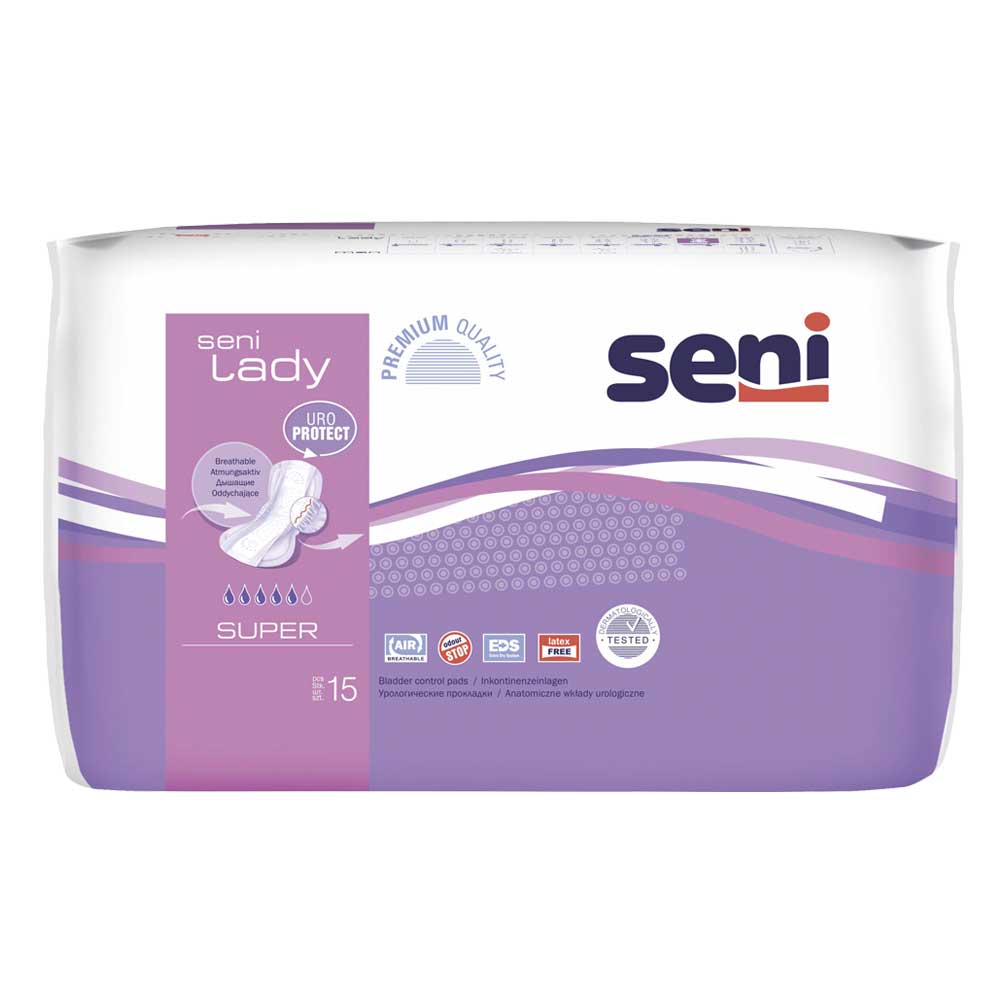 Seni Lady Inkontinenzeinlagen SUPER, violette Packung
