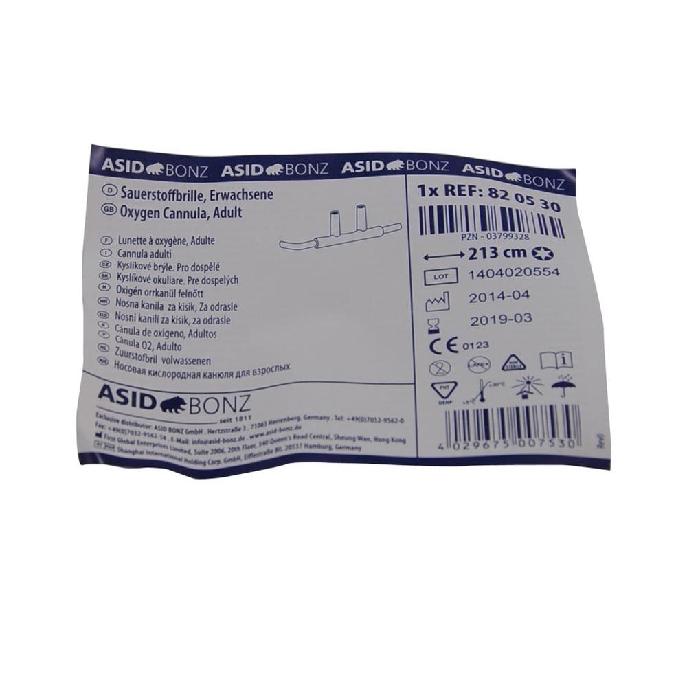 Verpackungstüte für Sauerstoffbrille, transparent, latexfrei, 3 Größen