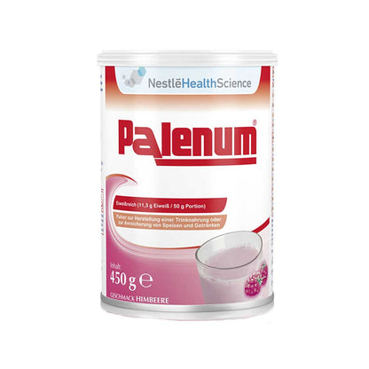 Palenum Trinknahrung 450 g, Geschmack Himbeere, mit Glasportion