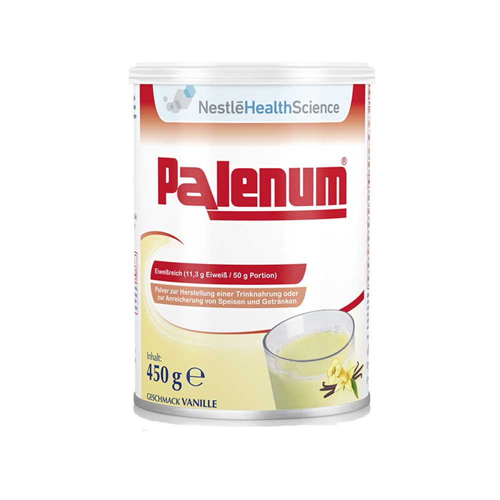 Palenum Trinknahrung 450 g, Geschmack Vanille, mit Glasportion