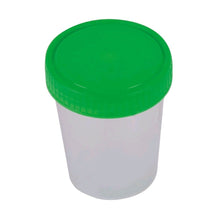 Ampri Urinprobebecher 125 ml mit grünem Schraubverschluss