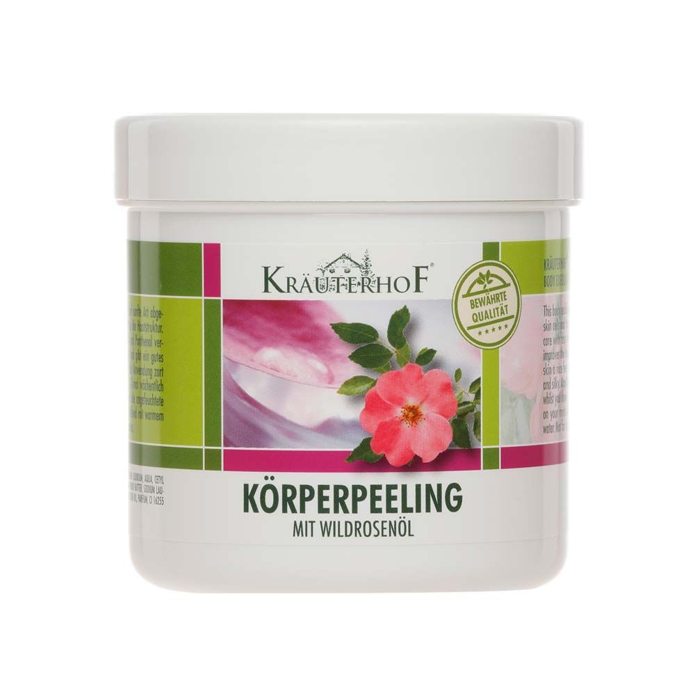 Asam Kräuterhof® Körperpeeling mit Wildrosenöl im Tiegel