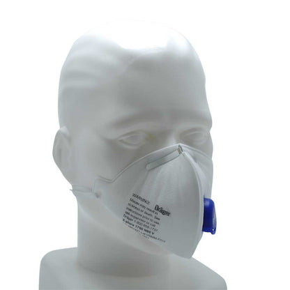 Dräger X-plore 1750 Atemschutzmaske FFP2 mit Ventil, Rückseite mit Aufdruck
