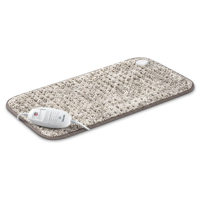Heizkissen HK123 XXL von Beurer mit Kuschel-Fleece, hellbeige, mit Bedienteil