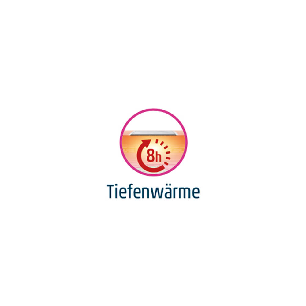 Tiefenwärme-Symbol für Lifemed Wärmepflaster, 8 Stunden
