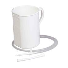 Irrigator-Becher mit Henkel, Schlauch und zwei Aufsätzen, PP