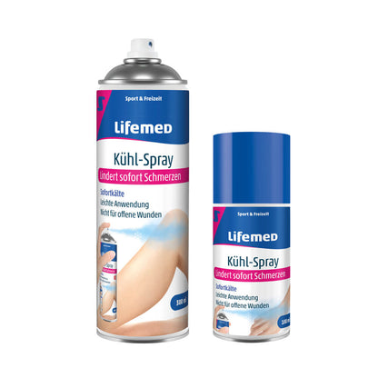 Lifemed Kühlspray im Aerosol, 2 Dosen mit blauem Deckel