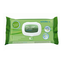 Schülke mikrozid® AF Wipes Premium Desinfektionstücher im grünen Beutel mit 50 Tüchern