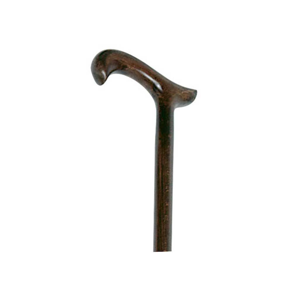 Gehstock mit Derby-Griff, braun, 92 cm