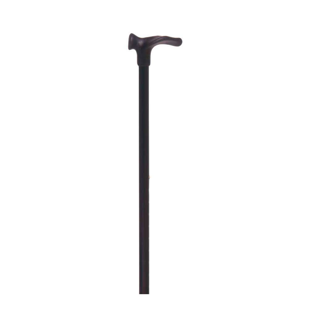 Gehstock mit anatomischem Griff, schwarz, mit Standspitze