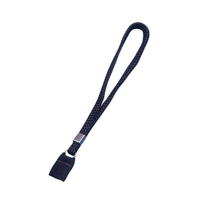 Stockschlaufe aus dunklem Nylon mit Schlaufe und Klemmverschluss