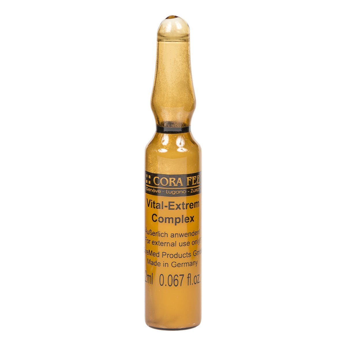 Vital-Extrem-Complex Ampulle, 2 ml, mit goldfarbener Flüssigkeit