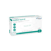 MaiMed touch PF puderfreie Latex-Einmalhandschuhe, Packung mit 100 St., Größe M