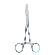 Hartmann Schlauchklemme ohne Verzahnung, 16 cm, Metall, runde Schenkel mit Griffbügeln