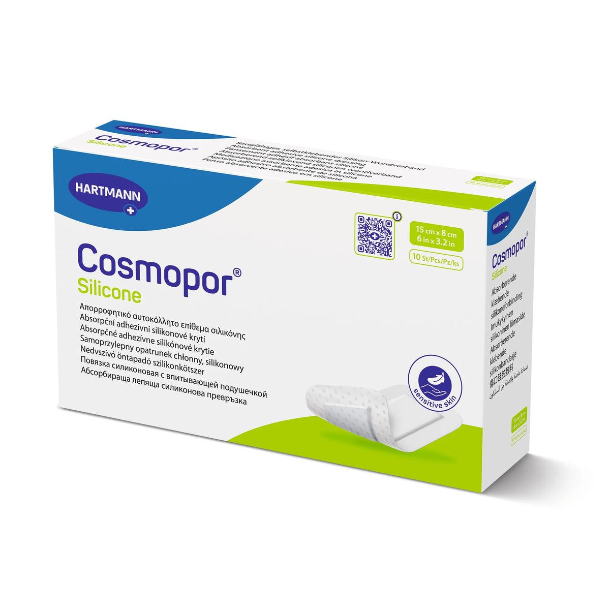 Hartmann Cosmopor® Silikon Wundschnellverband 15 x 8 cm, 10 St.