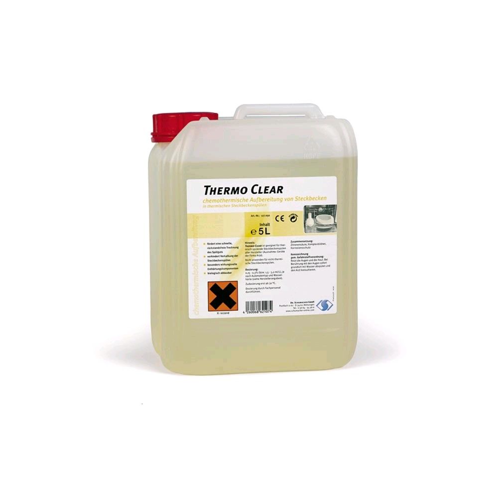 Thermo Clear Klarspüler in 5-L-Kanister mit rotem Deckel und Etikett