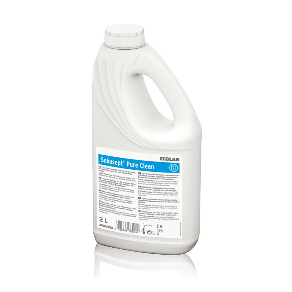 Instrumentendesinfektion Sekusept Pure Clean, 2‑l-Kanister mit Griff, weiß