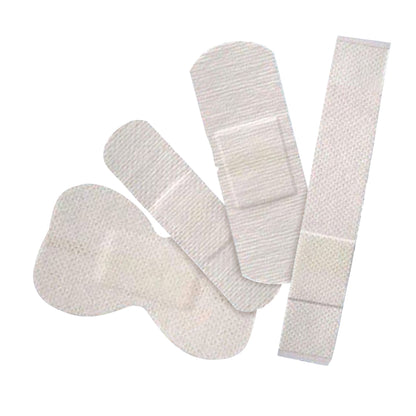 Vlies-Wundpflaster-Nachfüllpack mit Pflasterpads und -streifen in vier Größen