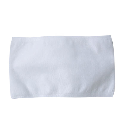 Vliesstoffhülle für Kompressen, rechteckig, weiß, 8×13 cm, 10 Stück