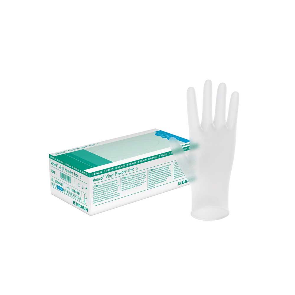 B.Braun vinyl gloves Vasco® Vinyl Powder-free, size M