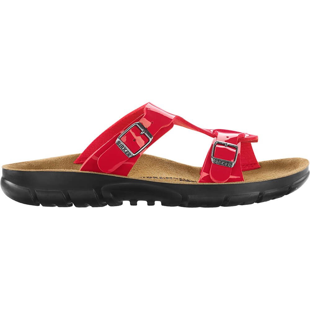 Sofia BF, Birko-Flor, by Birkenstock, Narrow, Tango Red, Size 41