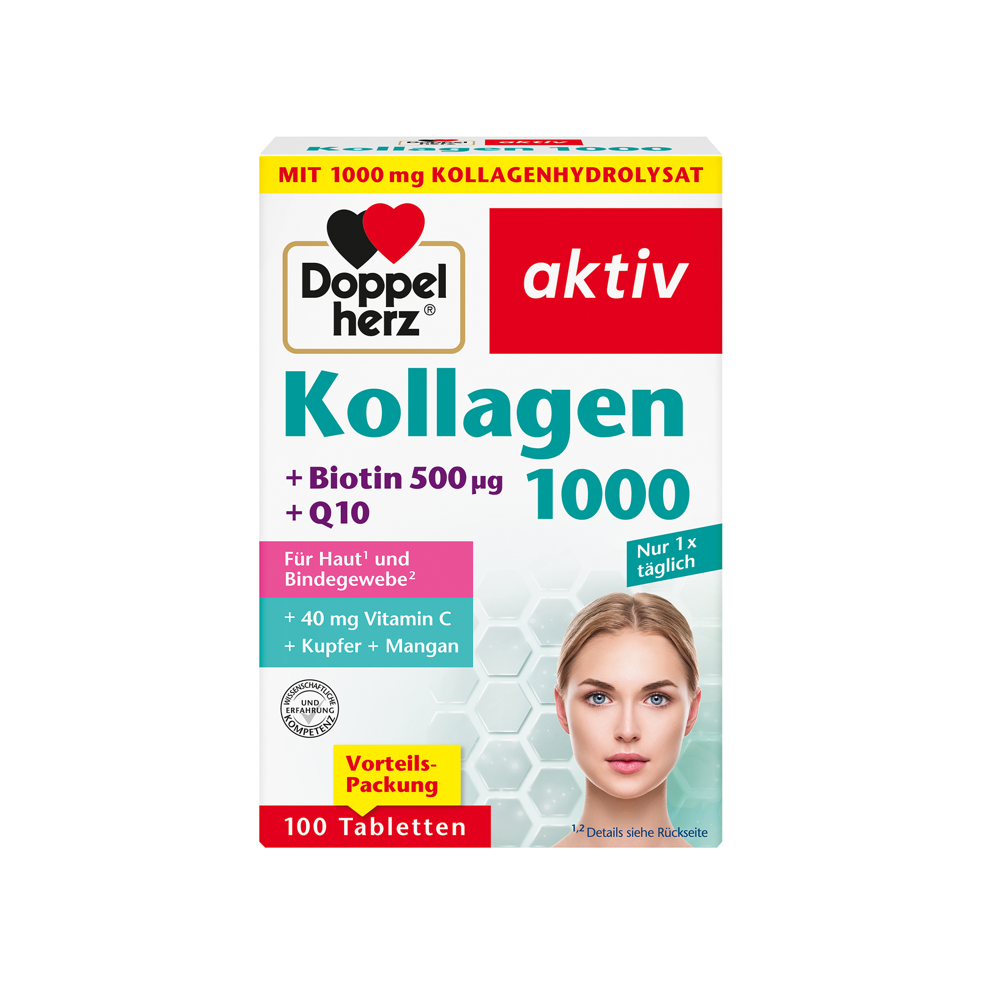 Doppelherz aktiv Collagen 1000, 100 Tablets