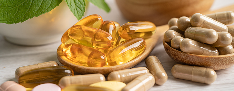 Food supplements can contain a variety of substances