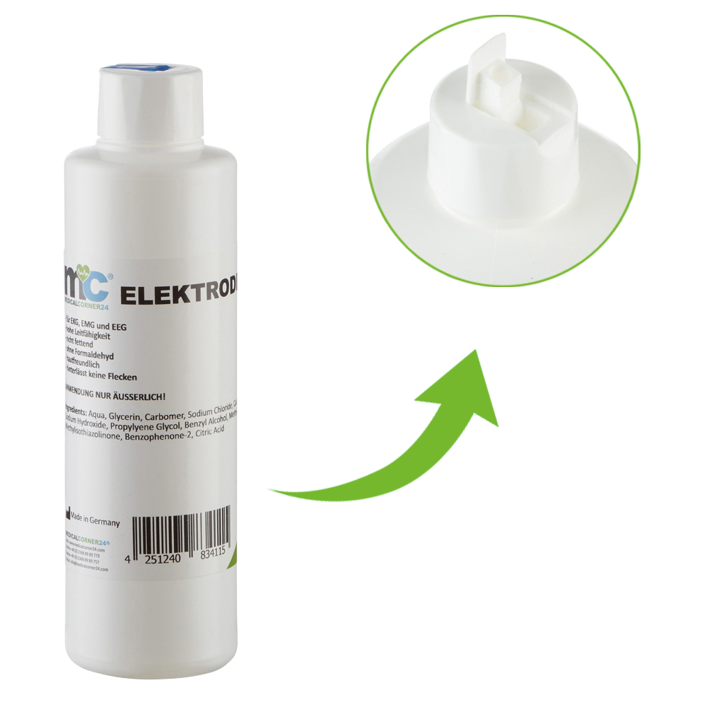 Electrode Gel for ECG, EMG and EEG, 60 x 250 ml bottle