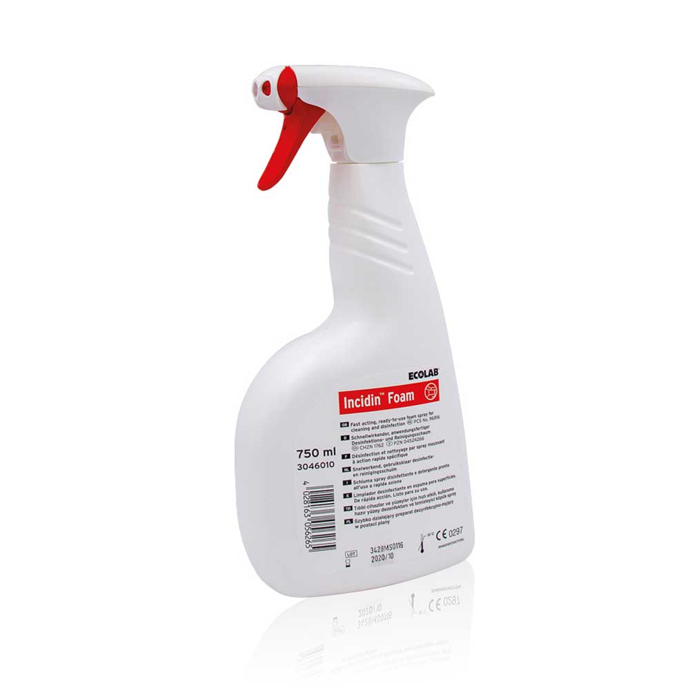 Ecolab Surface Disinfectant Incidin Foam, 750 ml