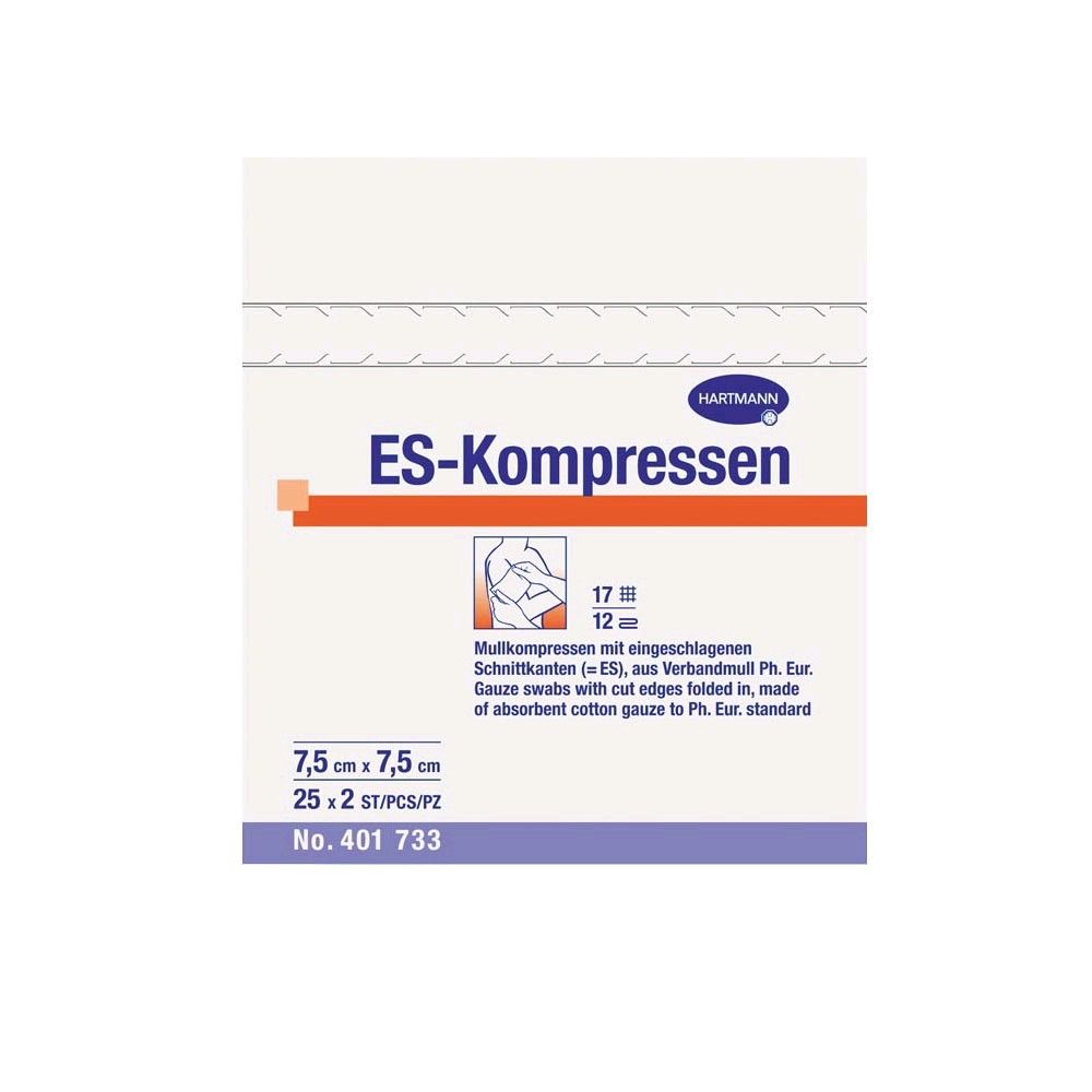 ES compresses sterile 10x10cm 12f Bulk pack 5 x 20 pieces