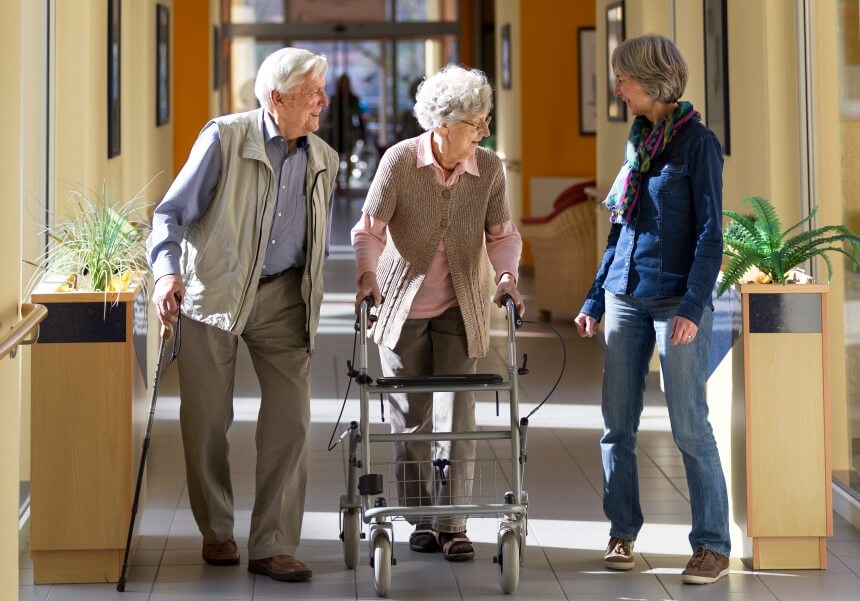 Using walking aids to stay active and mobile