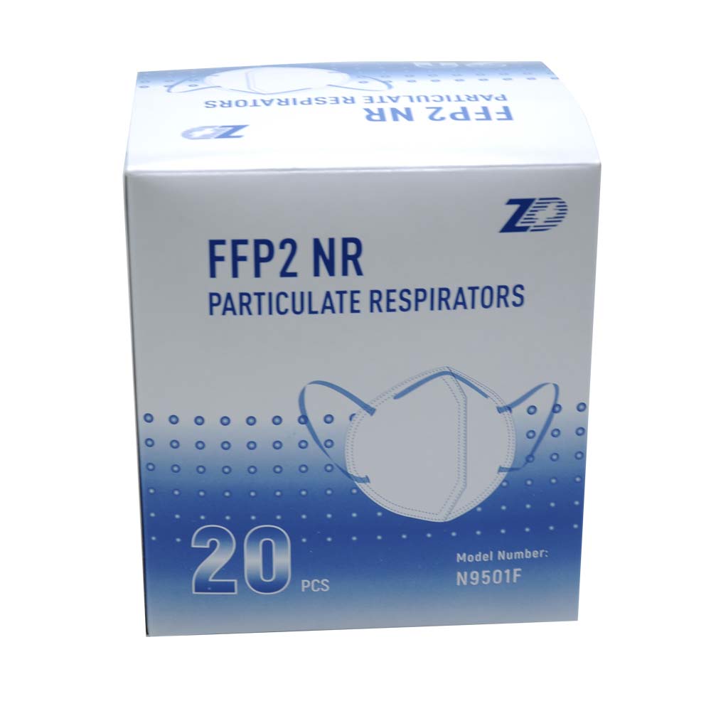 FFP2 respirator, without valve, by Noba, various quantities