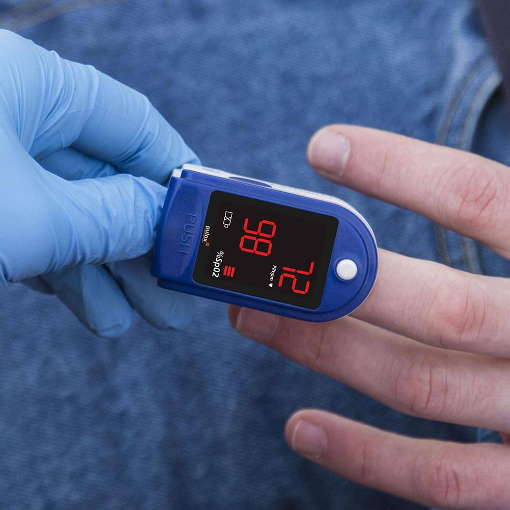 Pulox Finger Pulse Oximeter Po 100 Solo With Led Display Various Colors