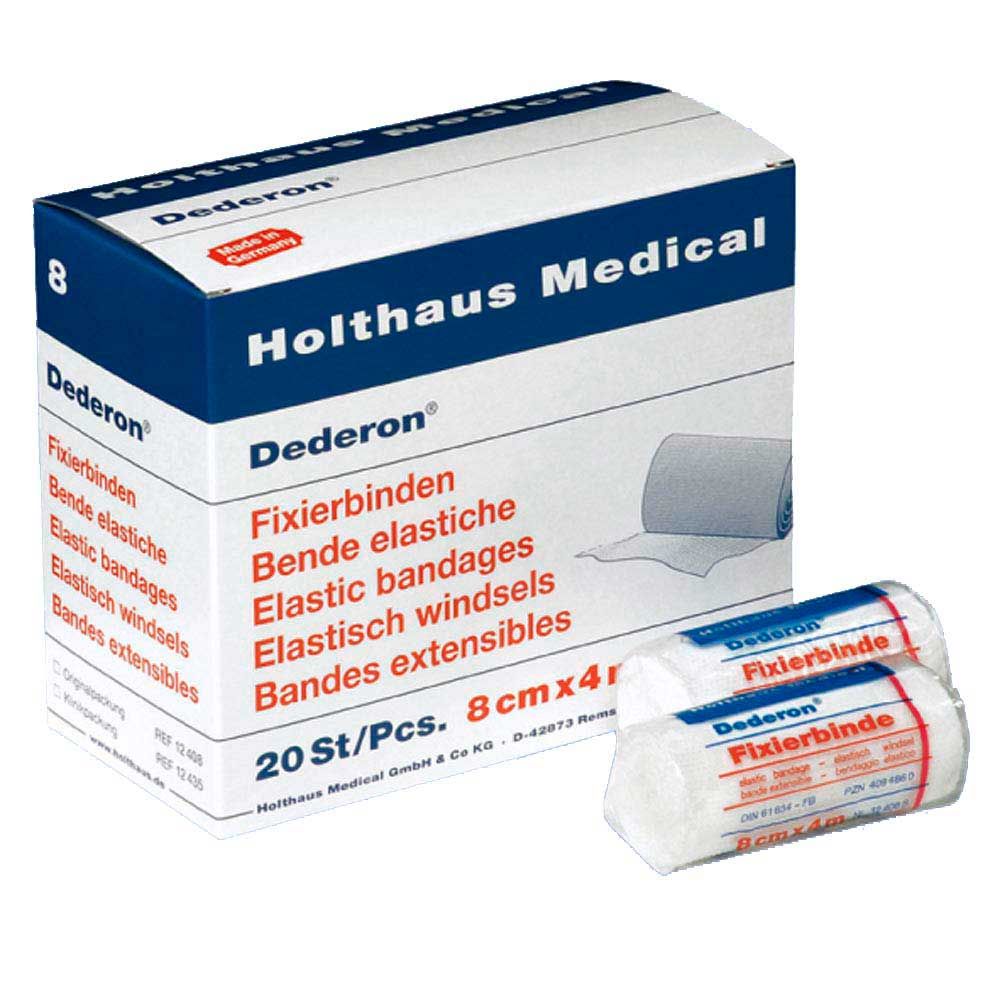 Holthaus Medical Dederon fixation bandage, 4cmx4m, 20pcs