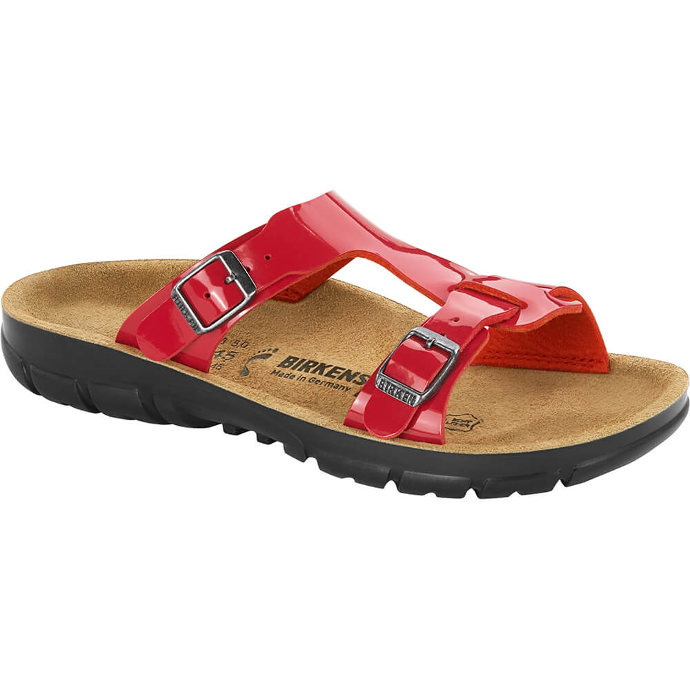 Sofia BF, Birko-Flor, by Birkenstock, Narrow, Tango Red, Size 41