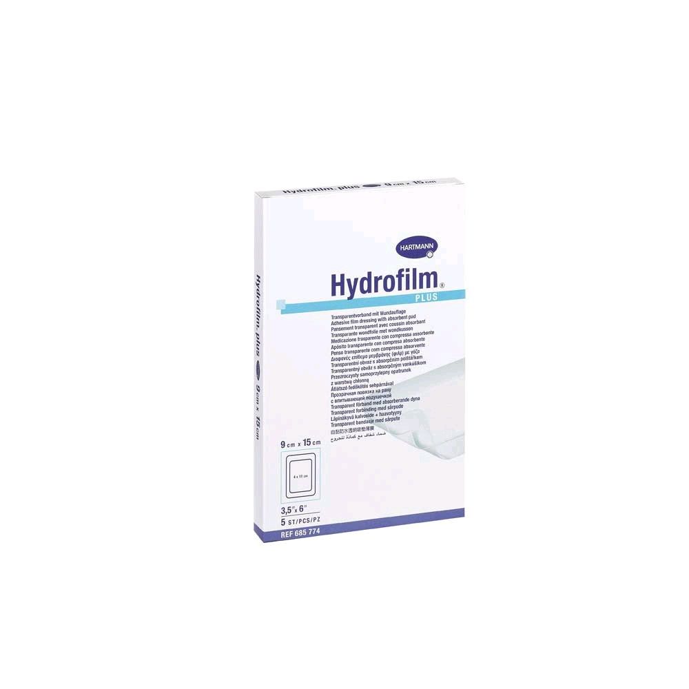 Hartmann Hydrofilm Plus Transparent Bandage, 9 x 10 cm, 5 items